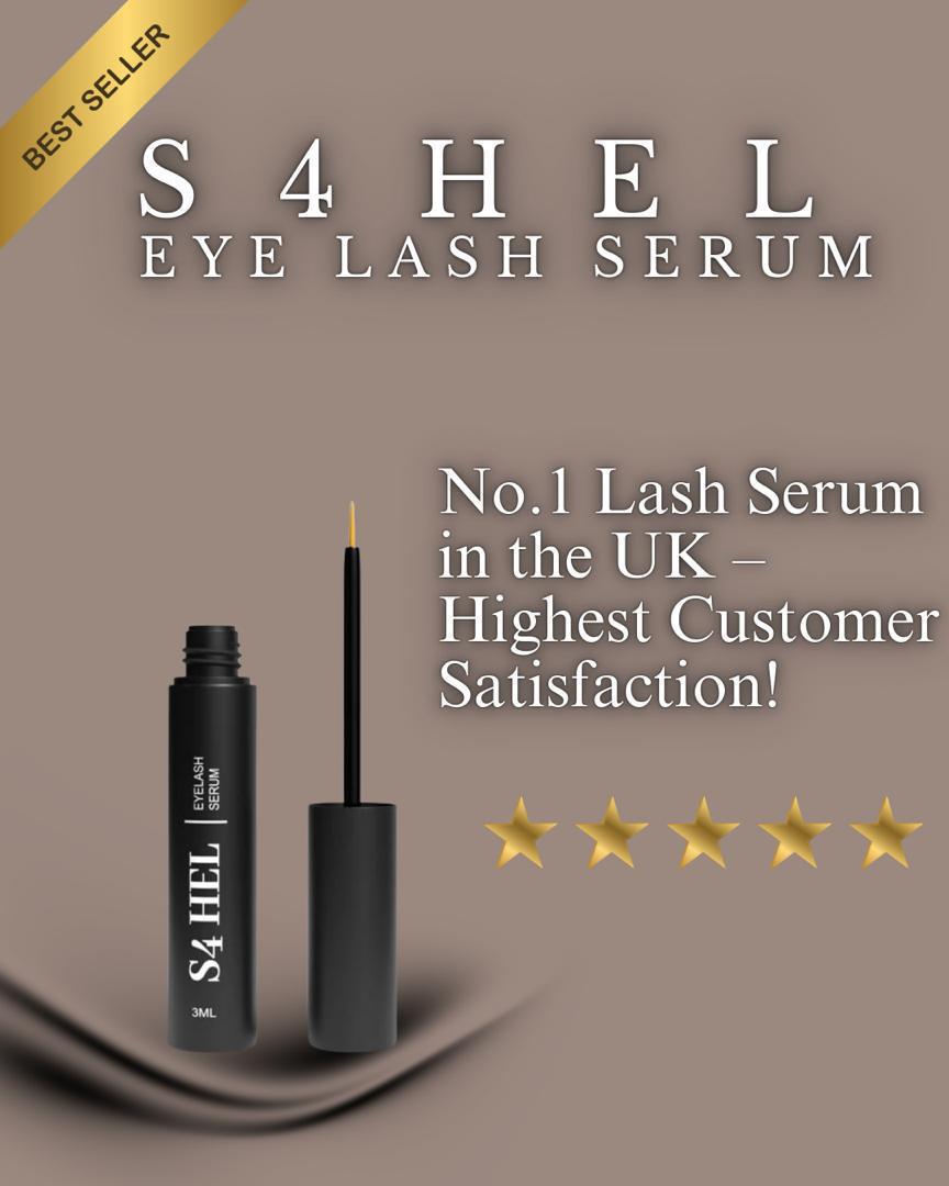S4 Hel – Advanced Eyelash Serum for Longer, Fuller Lashes